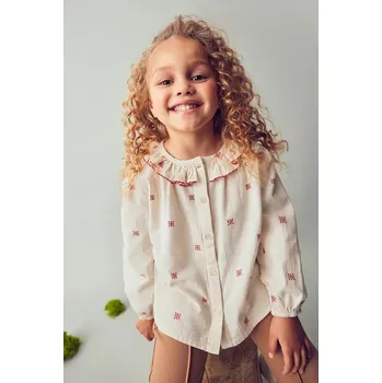 Chlapecká mikina Dětská bavlněná halenka Mayoral 4132.6E.Mini.9BYA béžová 01X, vel. 140