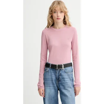 Pánský svetr Bavlněný svetr HUGO Scallia 50514296 růžová 30X, vel. S