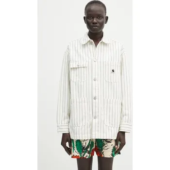 Pánská větrovka Bavlněná bunda Carhartt WIP Hendry Coat, M, béžová, 01X