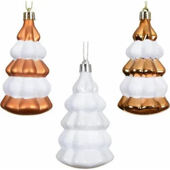 Hračka pro psa Vánoční hračka Stromek, 9 cm, plast