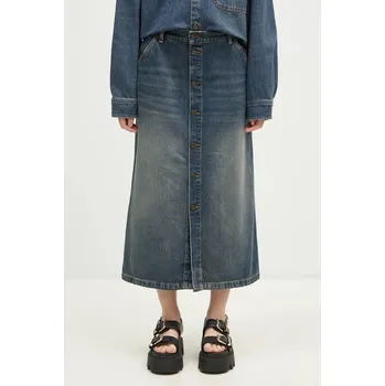 Dámské oblečení Džínová sukně Carhartt WIP Marvin Skirt, L, modrá, 55X