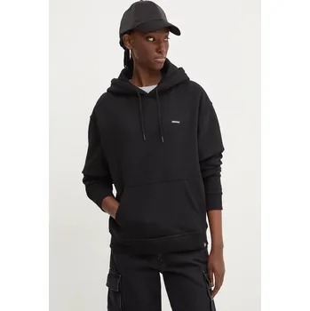 Dámská mikina Mikina Dickies CLANCY dámská, černá barva, s kapucí, hladká, DK0A4Z2W 99X, vel. M