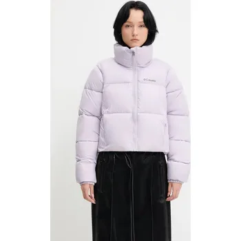 Pánská větrovka Bunda Columbia Puffect Colorblock, M, fialová, 04X