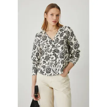 Dámská halenka Halenka s lněnou směsí Medicine RS25.BDD070 béžová 08A, vel. L