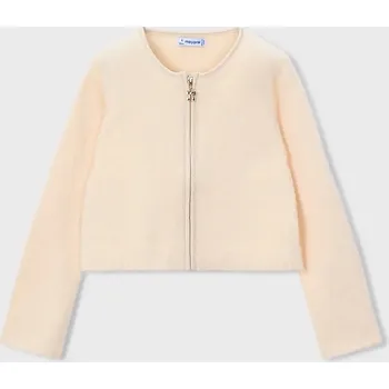 Dívčí svetr Dětský kardigan Mayoral 4310.6K.Mini.9BYA béžová 12X, vel. 128