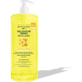 Sprchový gel Byphasse micelární sprchový gel s květy tiaré 1000 ml