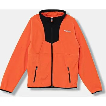 Chlapecká mikina Dětská fleecová mikina Columbia Sequoia Grove 2087631 oranžová 22X, vel. 164