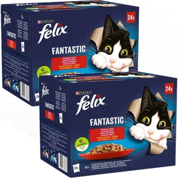 Krmivo pro kočku FELIX Fantastické venkovské příchutě v želé: 48x85g