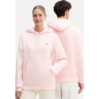 Pánská mikina Mikina Lacoste černá barva, s kapucí, hladká, SH9623 30A, vel. XS