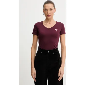 Dámské tričko Tričko Guess dámské, růžová barva, W2YI45 J1314 W2YI45.J1314 83X, vel. S