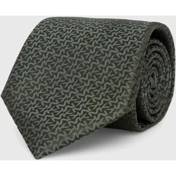 Kravata Hedvábná kravata Michael Kors černá barva MK0DT00003 91X, vel. ONE SIZE