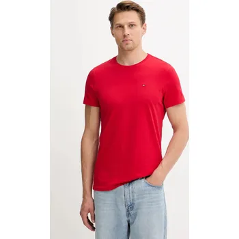 Pánské tričko Bavlněné tričko Tommy Jeans pánské, bílá barva, DM0DM04411 33A, vel. XXL