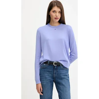 Dámský svetr Bavlněný svetr Tommy Jeans černá barva, DW0DW20159 54B, vel. S