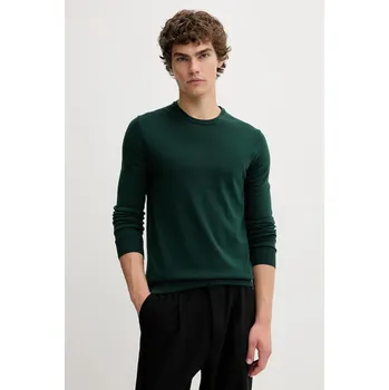 Pánský svetr Vlněný svetr HUGO San Cedric-M1 pánský, oranžová barva 50476832 77X, vel. XXL