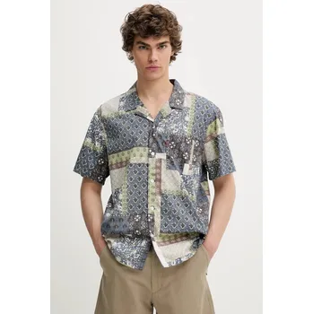 Pánská košile Košile Levi's pánská, béžová barva, relaxed 72625 95A, vel. M