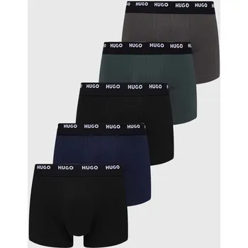 Boxerky Boxerky HUGO 5-pack pánské, šedá barva, 50479944 90Y, vel. S
