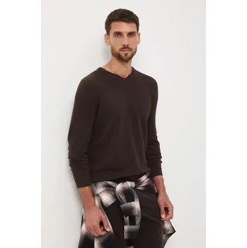 Dámský svetr Bavlněný svetr Medicine RW24.SWM090 hnědá 89M, vel. S