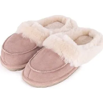 Dámská móda Vlnka Dámské kožené pantofle s ovčí vlnou Vanesa béžová velikost obuv dospělí 38