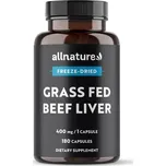 Allnature Grass Fed Beef Liver 180 cps.