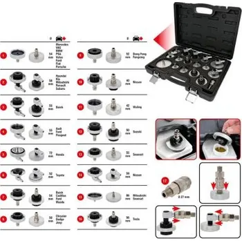 KS Tools 160.0815 Odvzdušňovací ventil, plnicí-/odvzd. jednotka (brzd. hydr)