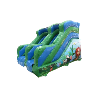 Skákací hrad Mini skluzavka Jungle | Nafukovací atrakce pro děti | Certifikace EN 14960