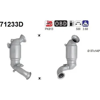 Katalyzátor Katalyzátor AS 71233D