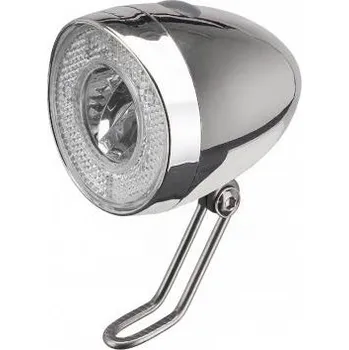 Cyklosvítilna CTM přední světlo Retro I (stříbrná)