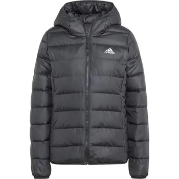 Dámská casual bunda adidas Essentials Light Down Hooded Jacket Womens Black 12 (M)