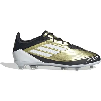Kopačky adidas F50 Elite Juniors Firm Ground Football Boots Gold/Black 5 (38)