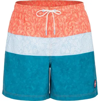 Pánské plavky Hot Tuna Swim pánské šortky Coral Stripe Medium