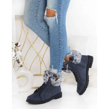 Dámská zimní obuv Cathay moda Farmářky s kožíškem 3115-11NA Velikost: 38