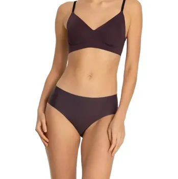 Kalhotky Dámské kalhotky Julimex Simple dark plum velikost XL-46/48