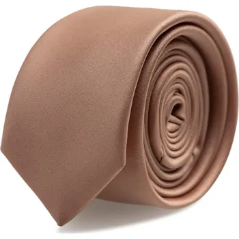 Kravata Kravata Carlo Cardini - tmavě pudrová