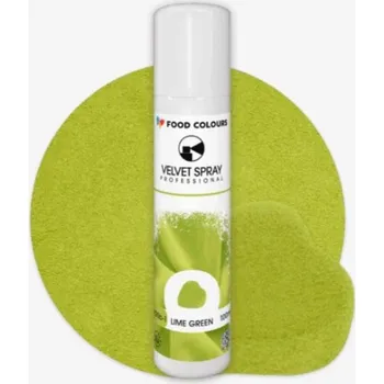 Potravinářské barvivo Food Colours Sametový sprej Lime Green 100ml