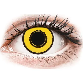 Kontaktní čočky Gelflex Crazy Lens Yellow Twilight nedioptrické jednodenní 2 čočky
