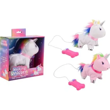 Figurka Johntoy Jednorožec chodící na ovládání Růžový