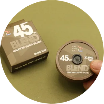 One More Cast Olověná Šňůra Blend Leadcore 10 m 45 lb - Brown