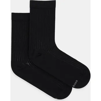 Pánské ponožky Ponožky BOSS 2P RS Ribbed CC W 2-pack 50534275 černá 99X, vel. 35-38