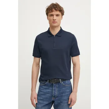 Bavlněné polo tričko Calvin Klein K10K112754 námořnická modř 59X, vel. M
