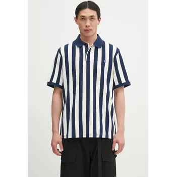 Pánské tričko Bavlněné polo tričko Carhartt WIP S/S Boynton Polo pánské, tmavomodrá barva, I034567.2PPXX, M, 59X