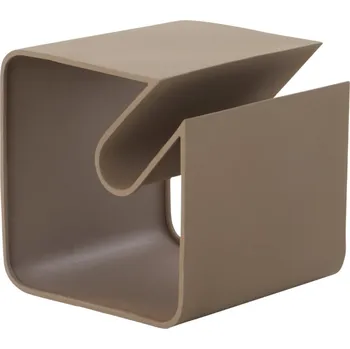 Toaletní stolek Jotex Béžový kovový odkládací stolek KUROW 40 x 40 cm