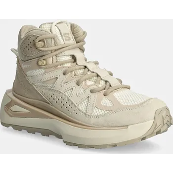 Pánské tenisky Boty Salomon ODYSSEY ELMT MID Gore-Tex, 47 1/3, béžová, 01X
