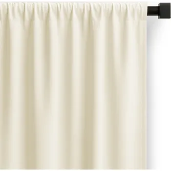 Závěs Závěs s řasící páskou Carli krémový, velikost 140x270