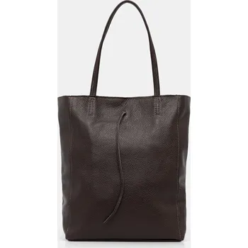 Kabelka Kožená kabelka Answear.LAB M075.hak hnědá 89X, vel. ONE SIZE