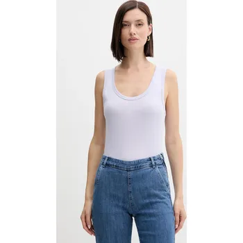 Dámské oblečení Bavlněný top United Colors of Benetton 3GA2DH010 fialová 04X, vel. L