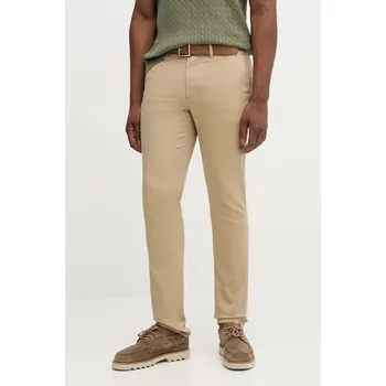 Pánské kalhoty Kalhoty Tommy Hilfiger MW0MW26619 béžová 80A, vel. 34/34