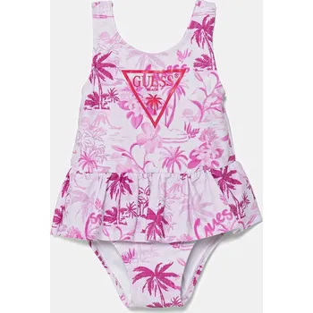 Dámské plavky Jednodílné plavky pro miminko Guess růžová barva, A5GZ00 MC052 A5GZ00.MC052.PPYA 43X, vel. 77-88