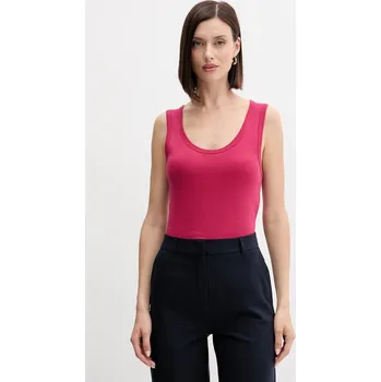 Dámské oblečení Bavlněný top United Colors of Benetton 3GA2DH010 růžová 30X, vel. XS