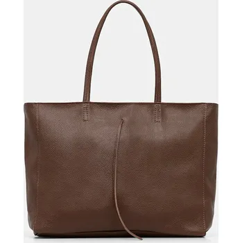 Kabelka Kožená kabelka Answear Lab 755.hak hnědá 88X, vel. ONE SIZE