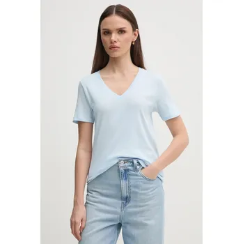 Pánské tričko Bavlněné tričko United Colors of Benetton růžová barva, 3GA2E4230 50B, vel. XS